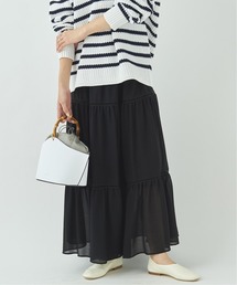 plage | シアーティアードスカート◆(スカート)