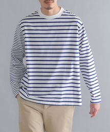 SHIPS | SHIPS: i cotoni di Albini オーガニックコットン ボーダー Tシャツ(ロンT)(Tシャツ/カットソー)