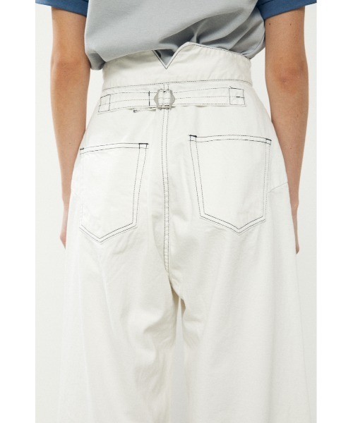 BLACK BY MOUSSY（ブラックバイマウジー）の「relax wide denim(リラックスワイドデニム）（デニムパンツ・レディース・ホワイト/ブルー・0/1/2）」の21枚目の写真