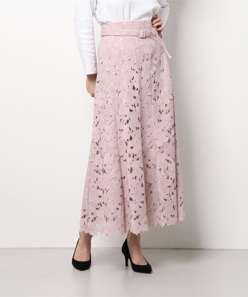 Ank Rouge(アンクルージュ)の「マーメイドレースSK(スカート・レディース・オフホワイト/ピンク/ブルー・M)」の14枚目の写真