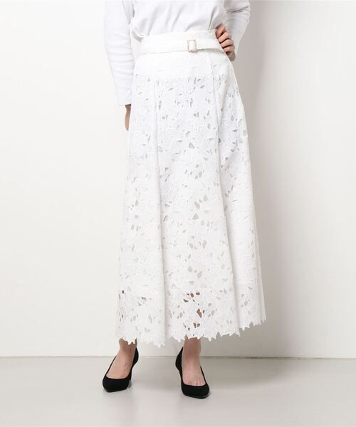 Ank Rouge(アンクルージュ)の「マーメイドレースSK(スカート・レディース・オフホワイト/ピンク/ブルー・M)」の15枚目の写真