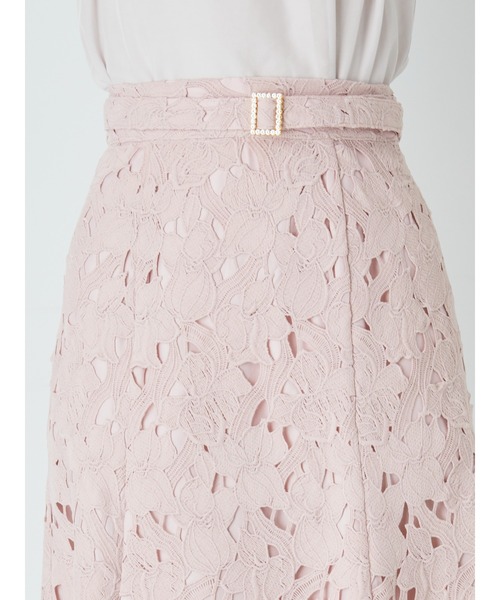 Ank Rouge(アンクルージュ)の「マーメイドレースSK(スカート・レディース・オフホワイト/ピンク/ブルー・M)」の5枚目の写真