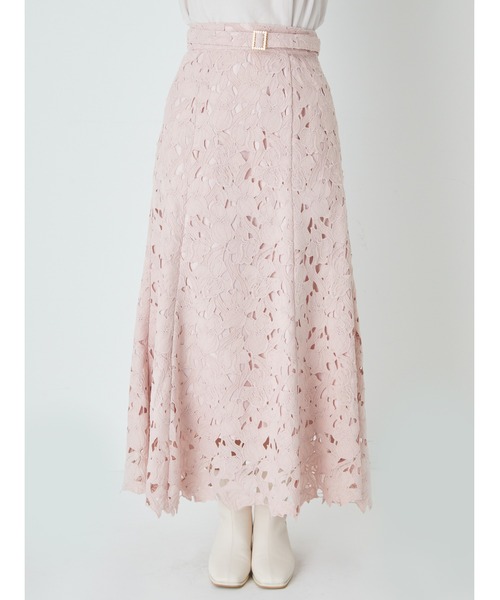 Ank Rouge(アンクルージュ)の「マーメイドレースSK(スカート・レディース・オフホワイト/ピンク/ブルー・M)」の6枚目の写真