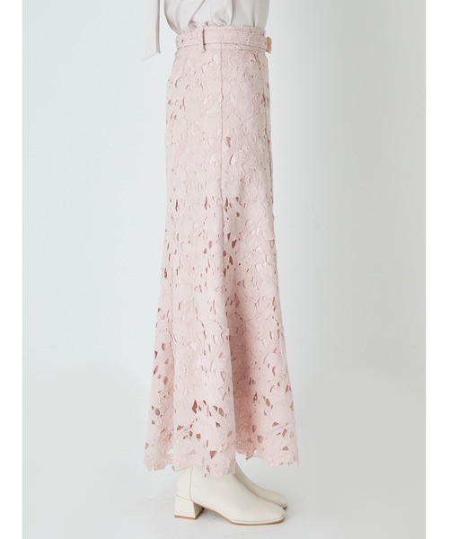 Ank Rouge(アンクルージュ)の「マーメイドレースSK(スカート・レディース・オフホワイト/ピンク/ブルー・M)」の7枚目の写真