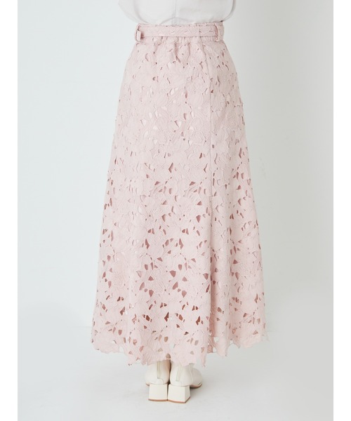 Ank Rouge(アンクルージュ)の「マーメイドレースSK(スカート・レディース・オフホワイト/ピンク/ブルー・M)」の8枚目の写真