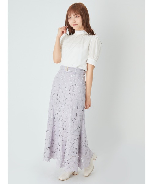Ank Rouge(アンクルージュ)の「マーメイドレースSK(スカート・レディース・オフホワイト/ピンク/ブルー・M)」の16枚目の写真