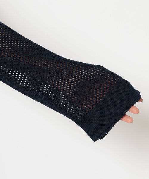 Toironier(トワロニエ)の「Toironier(トワロニエ ) メッシュニット(ニット/セーター・レディース・マスタード/ホワイト/ネイビー・FREE)」の8枚目の写真