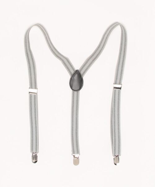 TONE SELECT GOODS（トーンセレクトグッズ）の「【float】ライン ボーダー サスペンダー（サスペンダー・レディース・ホワイト/グレー/ホワイト系/ブラック系/ブラック/ブラック系1・FREE）」の13枚目の写真