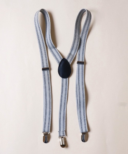 TONE SELECT GOODS（トーンセレクトグッズ）の「【float】ライン ボーダー サスペンダー（サスペンダー・レディース・ホワイト/グレー/ホワイト系/ブラック系/ブラック/ブラック系1・FREE）」の6枚目の写真