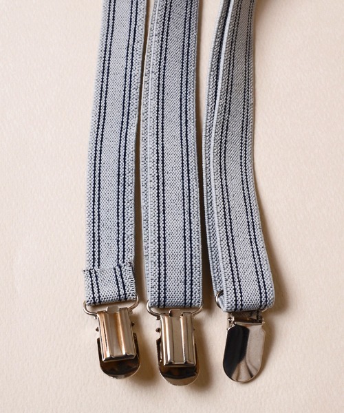 TONE SELECT GOODS（トーンセレクトグッズ）の「【float】ライン ボーダー サスペンダー（サスペンダー・レディース・ホワイト/グレー/ホワイト系/ブラック系/ブラック/ブラック系1・FREE）」の7枚目の写真
