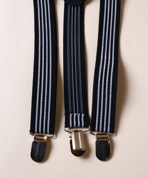 TONE SELECT GOODS（トーンセレクトグッズ）の「【float】ライン ボーダー サスペンダー（サスペンダー・レディース・ホワイト/グレー/ホワイト系/ブラック系/ブラック/ブラック系1・FREE）」の11枚目の写真