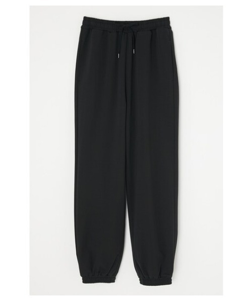 MOUSSY(マウジー)の「CUT EASY パンツ(スウェットパンツ・レディース・ブラック/キナリ・2/1)」の2枚目の写真