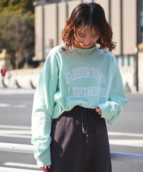 セール Zozo限定カラーあり ユニセックス カレッジプリントビッグシルエットロンtee Tシャツ カットソー Ciaopanic Typy チャオパニックティピー のファッション通販 Zozotown