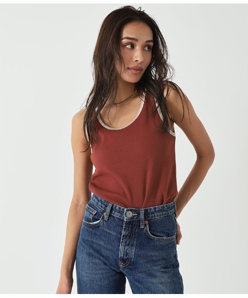 セール 配色ラインリブタンクトップ タンクトップ Anap アナップ のファッション通販 Zozotown