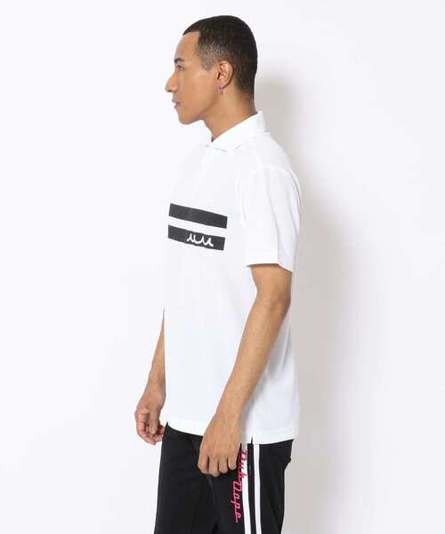 muta（ムータ）の「muta MARINE/ムータ マリン/2LINE  POLO（ポロシャツ・メンズ・ブラック/ホワイト・8/6/5/7）」の5枚目の写真