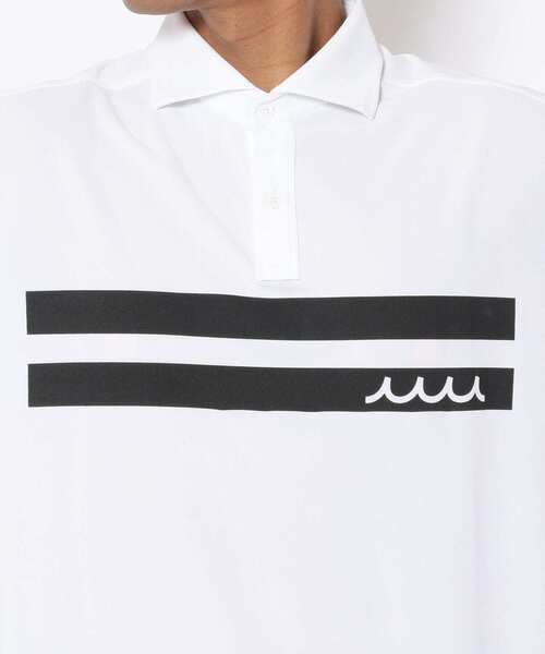muta（ムータ）の「muta MARINE/ムータ マリン/2LINE  POLO（ポロシャツ・メンズ・ブラック/ホワイト・8/6/5/7）」の15枚目の写真