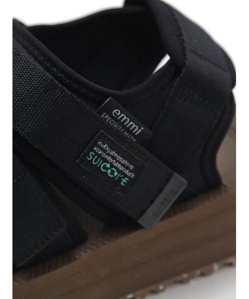 suicoke(スイコック)の「【SUICOKE×emmi】OG-044Cab-ECO(サンダル・レディース・ブラック・23cm/24cm/25cm)」の6枚目の写真