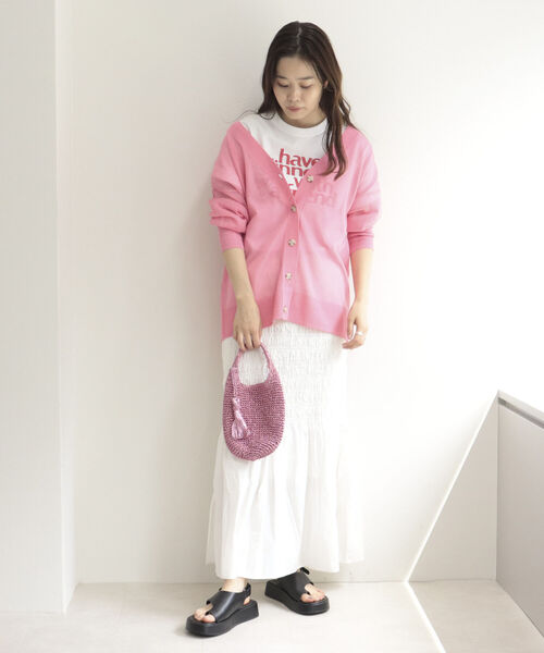 fredy emue（フレディエミュ）の「メタリックタッセル付ミニバッグ（トートバッグ・レディース・シルバー/ピンク/グリーン・FREE）」の4枚目の写真