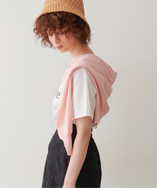 FREE'S MART(フリーズマート)の「◇ベーシックロゴTシャツ(Tシャツ/カットソー・レディース・ホワイト系その他/ピンク/ホワイト・FREE)」の12枚目の写真