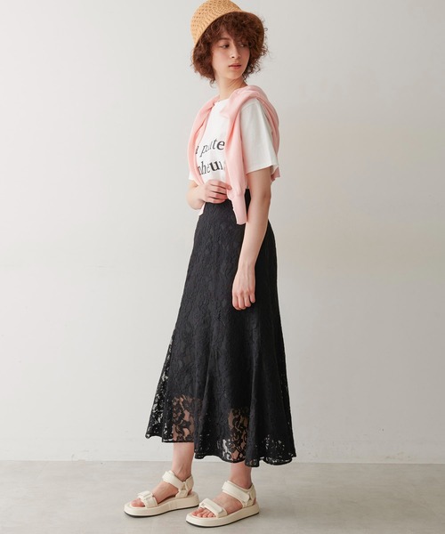 FREE'S MART(フリーズマート)の「◇ベーシックロゴTシャツ(Tシャツ/カットソー・レディース・ホワイト系その他/ピンク/ホワイト・FREE)」の13枚目の写真