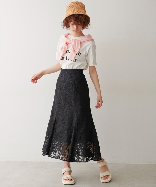 FREE'S MART(フリーズマート)の「◇ベーシックロゴTシャツ(Tシャツ/カットソー・レディース・ホワイト系その他/ピンク/ホワイト・FREE)」の14枚目の写真