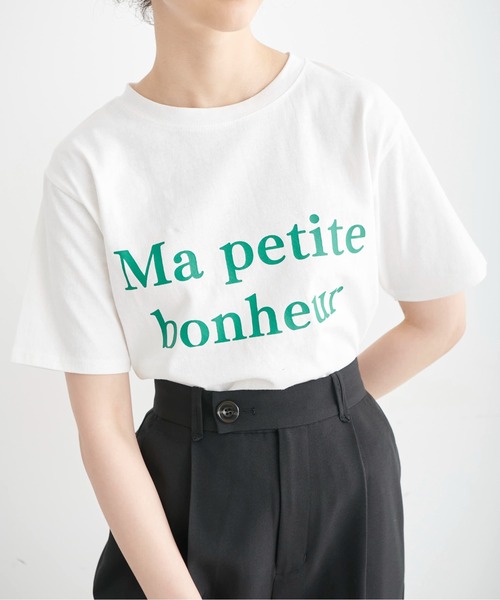 FREE'S MART(フリーズマート)の「◇ベーシックロゴTシャツ(Tシャツ/カットソー・レディース・ホワイト系その他/ピンク/ホワイト・FREE)」の15枚目の写真