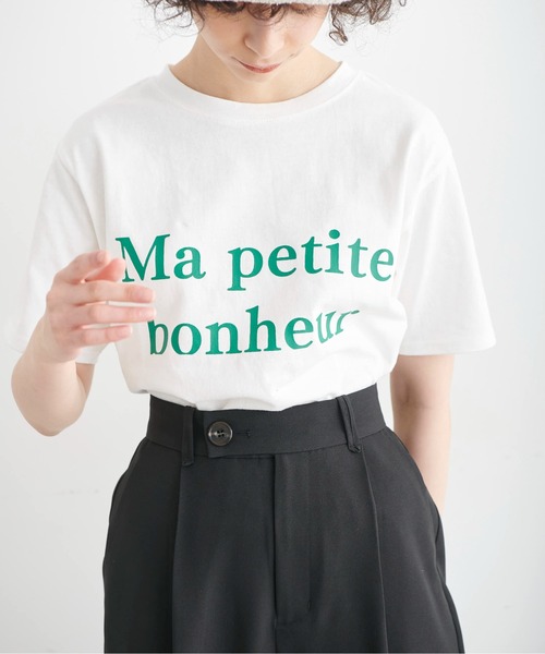 FREE'S MART(フリーズマート)の「◇ベーシックロゴTシャツ(Tシャツ/カットソー・レディース・ホワイト系その他/ピンク/ホワイト・FREE)」の16枚目の写真