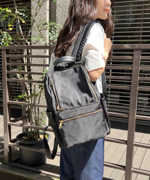 Chez toi(シェトワ)の「【WEB限定】9ポケットリュック(バックパック/リュック・レディース・グレー/カーキ/ブラック/ネイビー・FREE)」の12枚目の写真