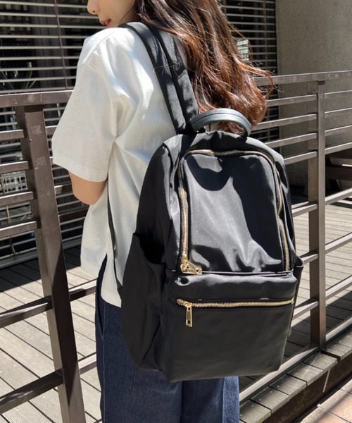 Chez toi(シェトワ)の「【WEB限定】9ポケットリュック(バックパック/リュック・レディース・グレー/カーキ/ブラック/ネイビー・FREE)」の14枚目の写真