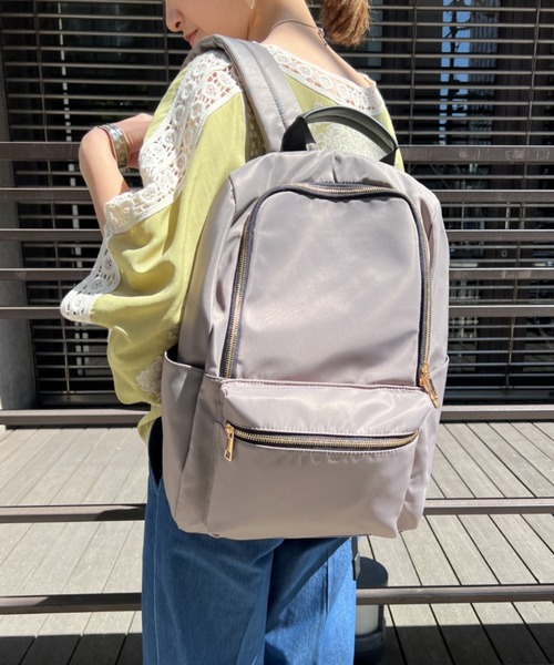 Chez toi(シェトワ)の「【WEB限定】9ポケットリュック(バックパック/リュック・レディース・グレー/カーキ/ブラック/ネイビー・FREE)」の19枚目の写真