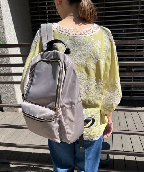Chez toi(シェトワ)の「【WEB限定】9ポケットリュック(バックパック/リュック・レディース・グレー/カーキ/ブラック/ネイビー・FREE)」の21枚目の写真