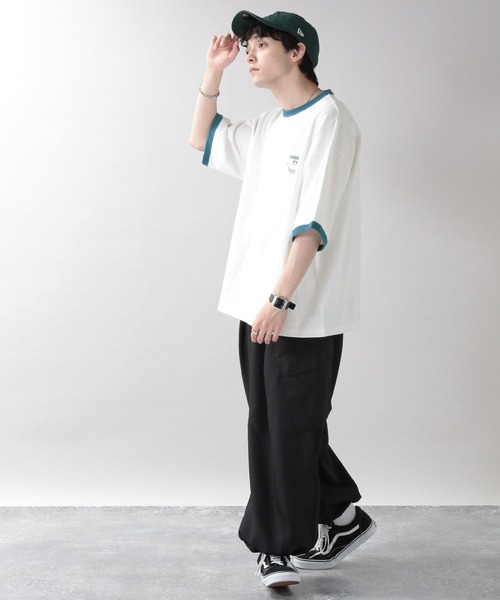 SIGNAL SPORTS(シグナルスポーツ)の「【SIGNAL SPORTS】リンガープリントTシャツ(Tシャツ/カットソー・メンズ・ホワイト/ライトブルー/イエロー・MEDIUM/LARGE)」の12枚目の写真