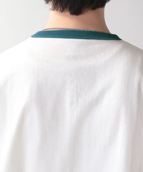 SIGNAL SPORTS(シグナルスポーツ)の「【SIGNAL SPORTS】リンガープリントTシャツ(Tシャツ/カットソー・メンズ・ホワイト/ライトブルー/イエロー・MEDIUM/LARGE)」の7枚目の写真