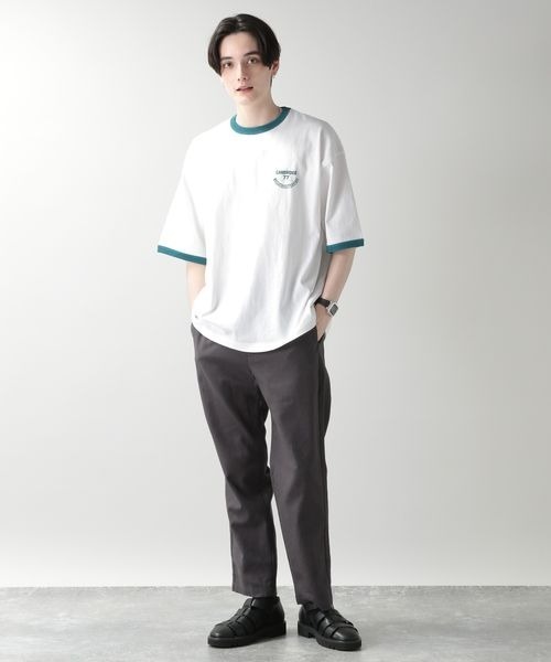 SIGNAL SPORTS(シグナルスポーツ)の「【SIGNAL SPORTS】リンガープリントTシャツ(Tシャツ/カットソー・メンズ・ホワイト/ライトブルー/イエロー・MEDIUM/LARGE)」の20枚目の写真