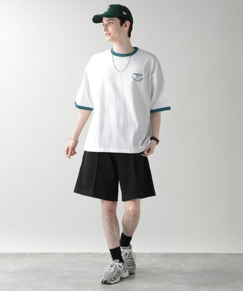 SIGNAL SPORTS(シグナルスポーツ)の「【SIGNAL SPORTS】リンガープリントTシャツ(Tシャツ/カットソー・メンズ・ホワイト/ライトブルー/イエロー・MEDIUM/LARGE)」の19枚目の写真