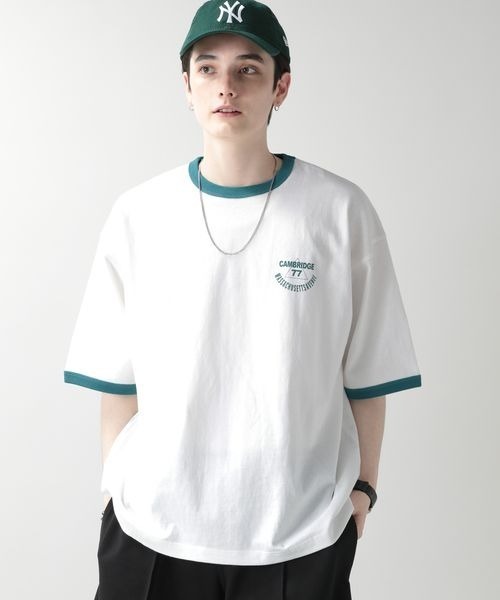 SIGNAL SPORTS(シグナルスポーツ)の「【SIGNAL SPORTS】リンガープリントTシャツ(Tシャツ/カットソー・メンズ・ホワイト/ライトブルー/イエロー・MEDIUM/LARGE)」の21枚目の写真