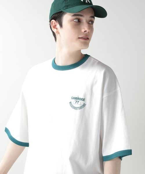 SIGNAL SPORTS(シグナルスポーツ)の「【SIGNAL SPORTS】リンガープリントTシャツ(Tシャツ/カットソー・メンズ・ホワイト/ライトブルー/イエロー・MEDIUM/LARGE)」の22枚目の写真