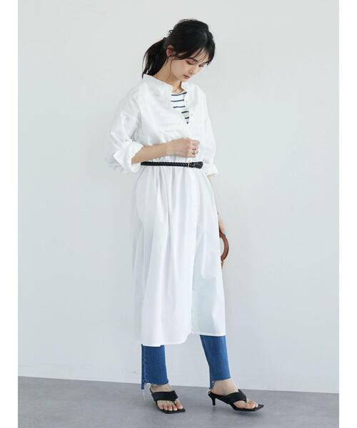 CRAFT STANDARD BOUTIQUE(クラフトスタンダードブティック)の「スクエアトングボリュームヒールサンダル *(サンダル・レディース・ブラック/その他6・S/M/L)」の8枚目の写真
