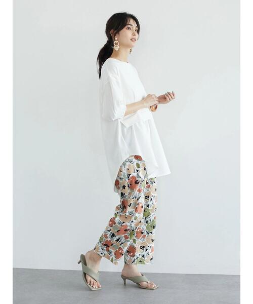 CRAFT STANDARD BOUTIQUE(クラフトスタンダードブティック)の「スクエアトングボリュームヒールサンダル *(サンダル・レディース・ブラック/その他6・S/M/L)」の9枚目の写真