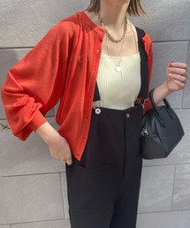 y/m by misato | シアーボリュームスリーブカーデ(カーディガン/ボレロ)