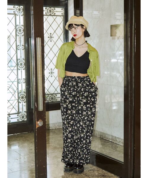 jouetie(ジュエティ)の「ワイドクロップドシャツ【セットアップ対応】(シャツ/ブラウス・レディース・ブラック/グリーン/その他1・MEDIUM)」の17枚目の写真