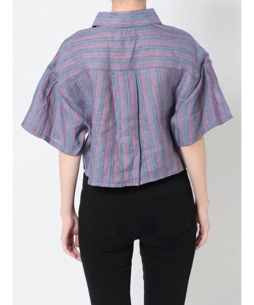 jouetie(ジュエティ)の「ワイドクロップドシャツ【セットアップ対応】(シャツ/ブラウス・レディース・ブラック/グリーン/その他1・MEDIUM)」の12枚目の写真