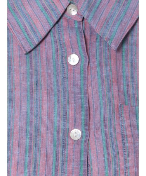 jouetie(ジュエティ)の「ワイドクロップドシャツ【セットアップ対応】(シャツ/ブラウス・レディース・ブラック/グリーン/その他1・MEDIUM)」の6枚目の写真