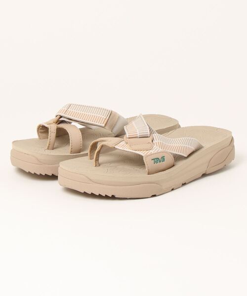 Teva（テバ）の「【TEVA】REVIVE 95 SLIDE（サンダル・レディース・ベージュ/レッド系その他/ブラック・23/25/24）」の3枚目の写真
