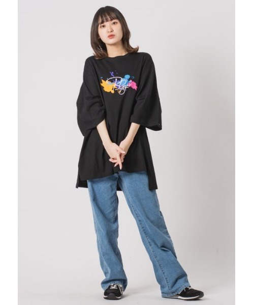 RE730（アールイーセブンサーティー）の「RE730  スニーカープリントモンスターシルエットTシャツ（Tシャツ/カットソー・メンズ・ブラック/オフホワイト/グリーン/ブルー・MEDIUM/LARGE）」の17枚目の写真