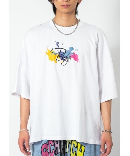 RE730（アールイーセブンサーティー）の「RE730  スニーカープリントモンスターシルエットTシャツ（Tシャツ/カットソー・メンズ・ブラック/オフホワイト/グリーン/ブルー・MEDIUM/LARGE）」の21枚目の写真