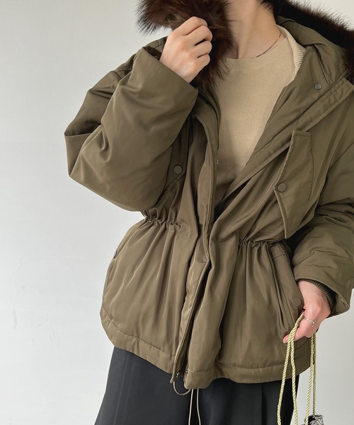 【chuclla】【2022/AW】Raccoon fur down mod jacket chw22a020