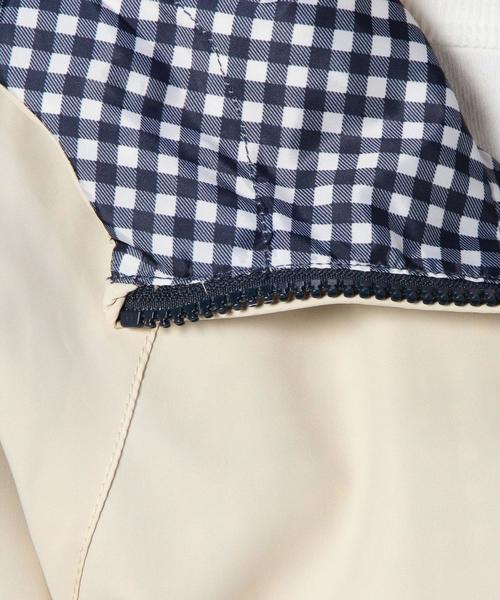 coen（コーエン）の「リバーシブル（ギンガムチェック⇔無地）ブルゾン（ブルゾン・レディース・ベージュ/レッド/ネイビー・MEDIUM/LARGE）」の12枚目の写真