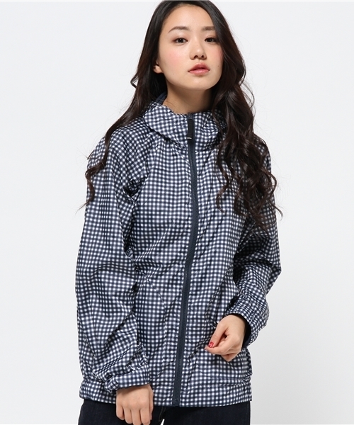 coen（コーエン）の「リバーシブル（ギンガムチェック⇔無地）ブルゾン（ブルゾン・レディース・ベージュ/レッド/ネイビー・MEDIUM/LARGE）」の4枚目の写真