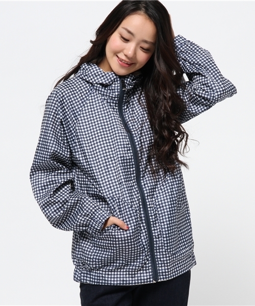 coen（コーエン）の「リバーシブル（ギンガムチェック⇔無地）ブルゾン（ブルゾン・レディース・ベージュ/レッド/ネイビー・MEDIUM/LARGE）」の19枚目の写真